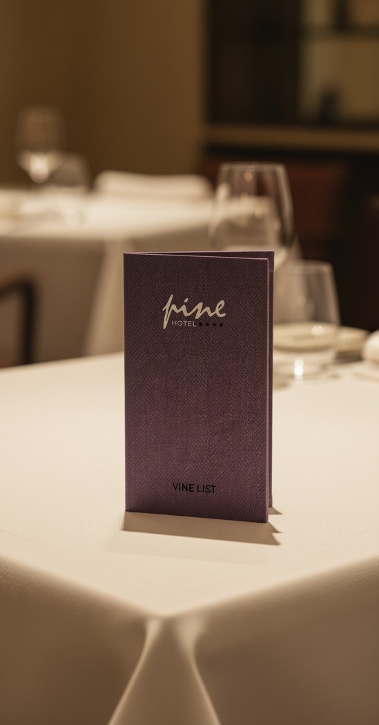 Premium vinska karta sa kožnim koricama – elegantna vinska karta i jelovnik za restorane i hotele u Makedoniji
