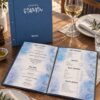 Classic Line – plavi jelovnik sa logotipom