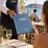 Classic Line – plavi jelovnik sa logotipom